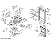 Схема №1 KG46NP91 с изображением Дверь для холодильника Siemens 00246569
