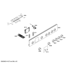 Схема №2 FRM4901W с изображением Панель управления для электропечи Bosch 00676101