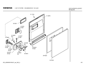 Схема №3 SE24M253EE LADY OF SPAIN с изображением Панель управления для электропосудомоечной машины Siemens 00442231