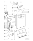 Схема №2 ADP 5962 WH с изображением Мини-ручка для посудомоечной машины Whirlpool 481241359147