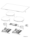 Схема №1 HK568332FG CE6 с изображением Керамическая поверхность для плиты (духовки) Aeg 5613021129