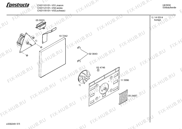 Схема №2 CH21191 CH2119 с изображением Переключатель для духового шкафа Bosch 00151908