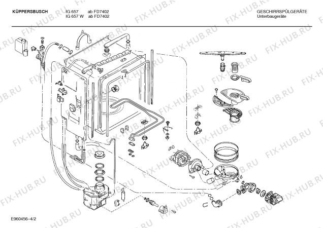 Схема №2 SPIKBA6 с изображением Переключатель для посудомоечной машины Bosch 00057851