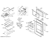 Схема №3 BD4203ANFH с изображением Дверь для холодильника Bosch 00247493