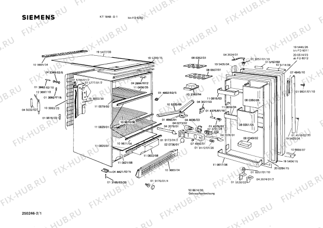 Схема №2 0701184122 KS188TR с изображением Столешница для холодильной камеры Bosch 00195422