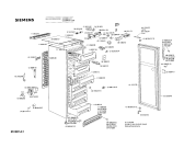 Схема №1 GS362858 с изображением Дверь для холодильника Siemens 00230206