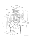 Схема №3 ADPU 603 WH с изображением Панель для посудомоечной машины Whirlpool 481010668712