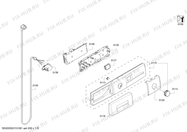 Схема №2 WM14P360DN IQ 300-8 с изображением Крышка для стиральной машины Siemens 00652206