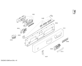 Схема №3 SGU45M45EP с изображением Панель управления для посудомойки Bosch 00447612