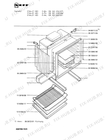 Схема №4 1321445101 2441/111ECSM с изображением Переключатель для электропечи Bosch 00052506
