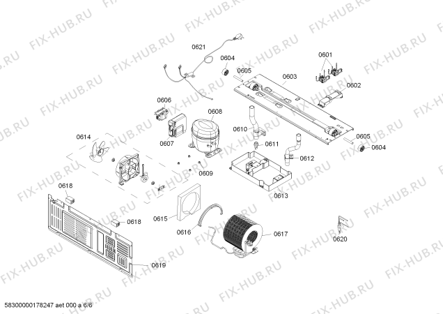 Схема №4 KMF40S20TI с изображением Дверь для холодильника Bosch 00774095