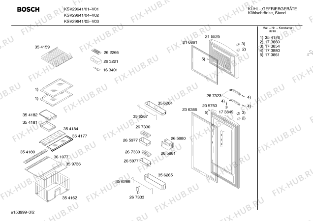 Взрыв-схема холодильника Bosch KSV29641 - Схема узла 02