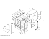 Схема №4 SGI45M92EU с изображением Передняя панель для электропосудомоечной машины Bosch 00662109