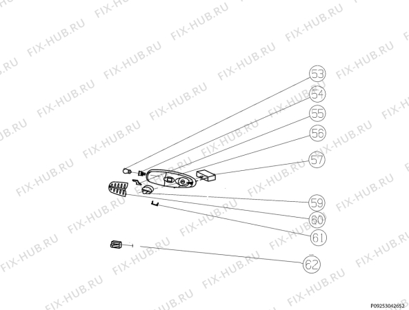 Взрыв-схема холодильника Zanussi ZRB227XO - Схема узла Electrical equipment