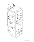 Схема №5 S25B RWW22-A/G с изображением Шарнир для холодильной камеры Whirlpool 481241719105