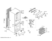 Схема №1 KG36SV70 с изображением Дверь морозильной камеры для холодильника Siemens 00477032