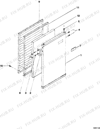 Схема №3 CM141CVCURTISS (F015484) с изображением Проводка для холодильной камеры Indesit C00171704