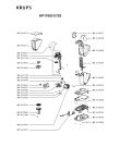 Схема №1 KP170166/7Z0 с изображением Провод для электрокофеварки Krups MS-624551