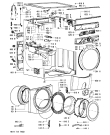 Схема №2 AWM 1112/-30 с изображением Люк и обрамление для стиральной машины Whirlpool 480111104108