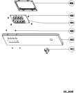 Схема №3 HCM60 (F029642) с изображением Панель для электрокофемашины Indesit C00098509