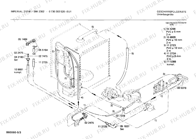 Схема №2 0730303520 GS210W с изображением Ручка для посудомоечной машины Bosch 00053780