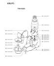 Схема №2 FNA143(0) с изображением Корпусная деталь для электрокофеварки Krups MS-0925578