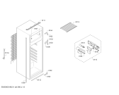 Схема №2 K1654X8 Neff с изображением Дверь для холодильной камеры Bosch 00718047