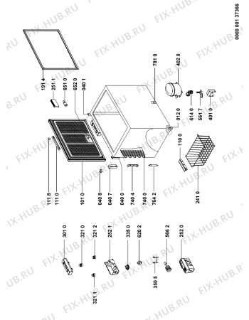 Схема №1 WCN 200 AP с изображением Элемент корпуса для холодильника Whirlpool 481245228858