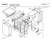 Схема №4 SE55A561GB с изображением Передняя панель для посудомоечной машины Siemens 00434898