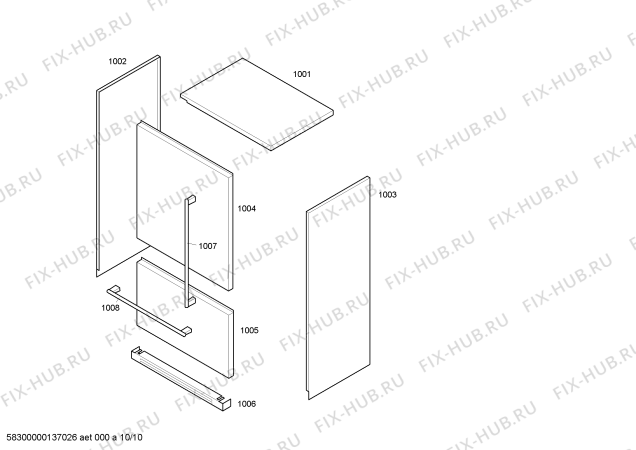 Схема №6 SK590264 с изображением Юстировочный винт для холодильной камеры Bosch 00440854