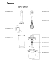 Схема №1 DD724127/6WA с изображением Объединение для электроблендера Moulinex FS-9100016791