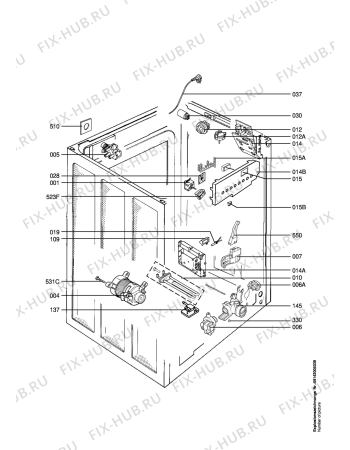 Взрыв-схема стиральной машины Privileg 478557_20192 - Схема узла Electrical equipment 268