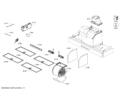 Схема №1 HMDW30WS Thermador с изображением Ремкомплект для вытяжки Bosch 12025042