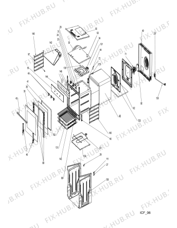 Схема №1 FH616XHAT (F084890) с изображением Другое для плиты (духовки) Indesit C00305390
