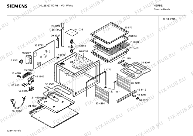 Схема №4 HL28327SC с изображением Инструкция по эксплуатации для духового шкафа Siemens 00583692