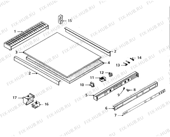 Взрыв-схема холодильника Zanussi ZF47/56 - Схема узла Electrical equipment 268