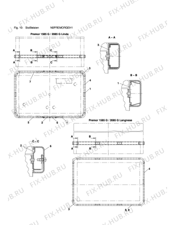 Взрыв-схема холодильника Carrier PREMOR1585G - Схема узла Housing, outer