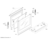 Схема №3 HLN654020 с изображением Фронтальное стекло для электропечи Bosch 00477980