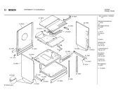 Схема №2 HEP4860 с изображением Фронтальное стекло для плиты (духовки) Bosch 00280904