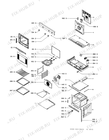 Схема №1 AKP 706/AV с изображением Переключатель для плиты (духовки) Whirlpool 481941129088