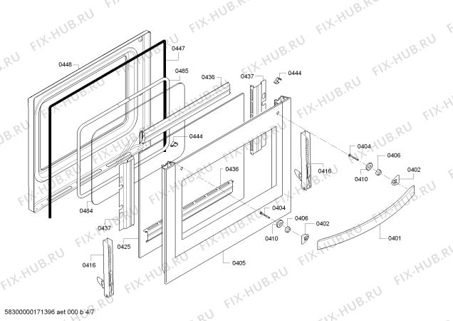 Схема №3 PHCB255K20 с изображением Стеклокерамика для духового шкафа Bosch 00712091