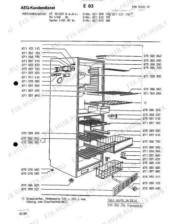 Взрыв-схема холодильника Aeg KG 4148 SL - Схема узла Section2