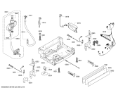 Схема №2 SMU86M15DE с изображением Набор кнопок для посудомойки Bosch 00614777