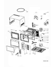 Схема №1 MWD 274 WH с изображением Вентилятор для микроволновой печи Whirlpool 482000011838