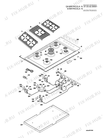 Взрыв-схема плиты (духовки) SCHOLTES BV40TCCSF (F046190) - Схема узла