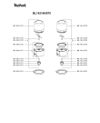 Схема №2 BL142140/870 с изображением Часть корпуса для блендера (миксера) Tefal MS-650088