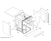 Схема №5 SMS53A02GB с изображением Панель управления для посудомойки Bosch 00705364