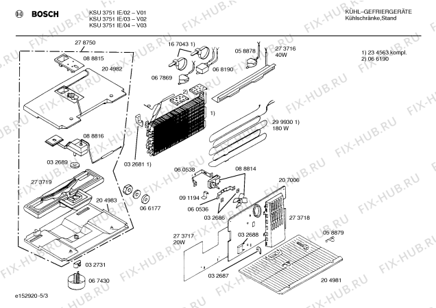 Схема №5 NFP2401FW с изображением Дверь для холодильника Bosch 00232534