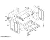 Схема №3 B15P42N0S с изображением Панель управления для духового шкафа Bosch 00704194