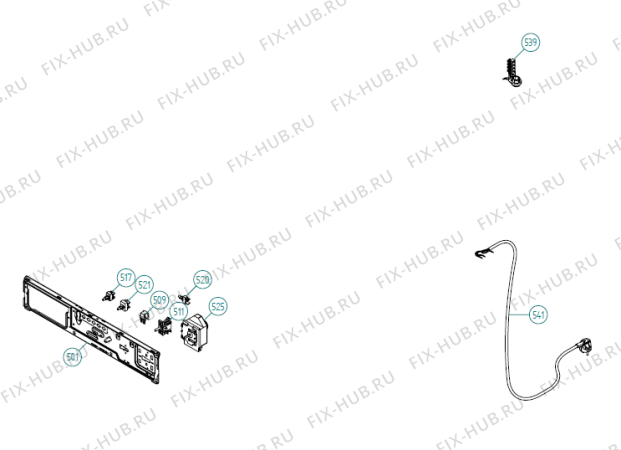 Взрыв-схема стиральной машины Asko T700 NO   -White (335662, TD11NO) - Схема узла 05